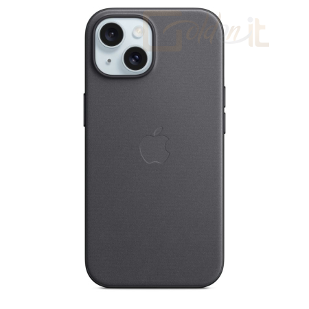 Okostelefon kiegészítő Apple iPhone 15 FineWoven Case with MagSafe Black - mt393zm/a