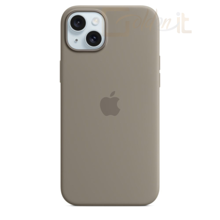 Okostelefon kiegészítő Apple iPhone 15 Plus Silicone Case with MagSafe Clay - mt133zm/a