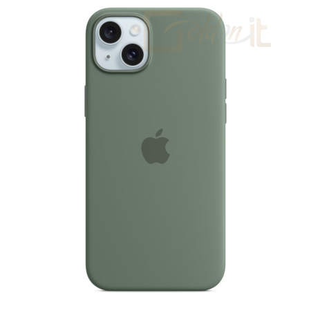 Okostelefon kiegészítő Apple iPhone 15 Plus Silicone Case with MagSafe Cypress - mt183zm/a