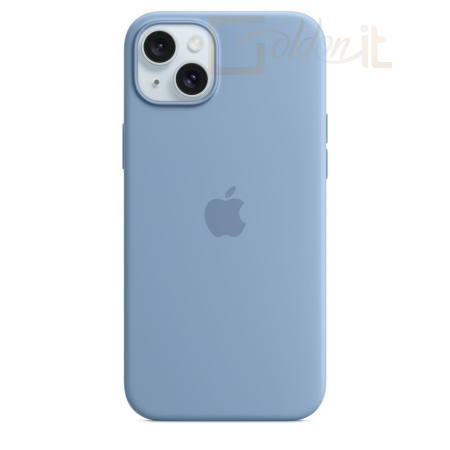 Okostelefon kiegészítő Apple iPhone 15 Plus Silicone Case with MagSafe Winter Blue - mt193zm/a