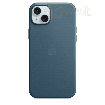 Okostelefon kiegészítő Apple iPhone 15 Plus FineWoven Case with MagSafe Pacific Blue - mt4d3zm/a