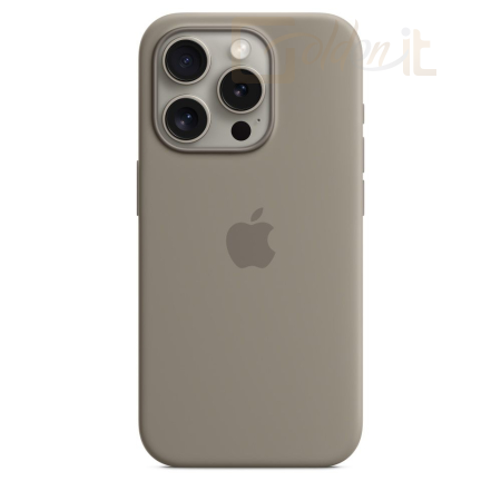 Okostelefon kiegészítő Apple iPhone 15 Pro Silicone Case with MagSafe Clay - mt1e3zm/a