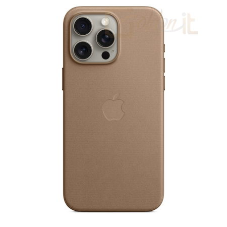 Okostelefon kiegészítő Apple iPhone 15 Pro Max FineWoven Case with MagSafe Taupe - MT4W3
