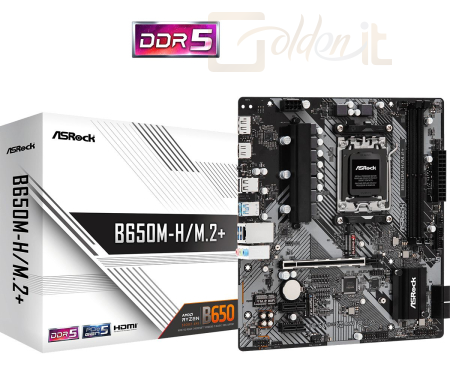 Alaplapok ASRock B650M-H/M.2+ - 90-MXBMS0-A0UAYZ