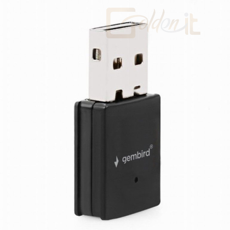 Hálózati eszközök Gembird WNP-UA300-01 Mini USB WiFi adapter 300 Mbps Black - WNP-UA300-01