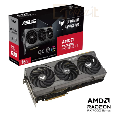 Videókártya Asus TUF-RX7800XT-O16G-GAMING - TUF-RX7800XT-O16G-GAMING