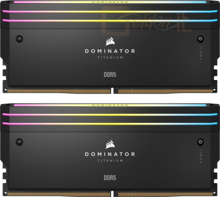 RAM Corsair 48GB DDR5 6000MHz Kit(2x24GB) Dominator Titanium RGB Black - CMP48GX5M2B6000C30