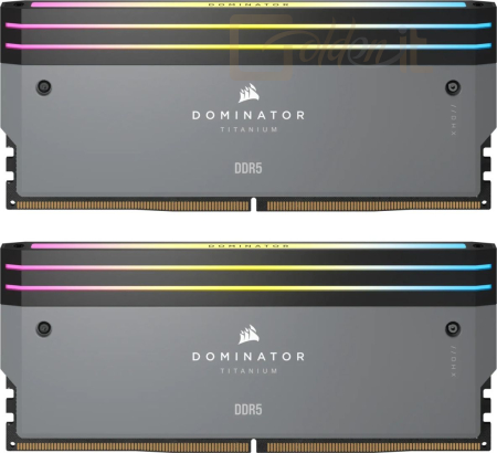 RAM Corsair 64GB DDR5 6000MHz Kit(2x32GB) Dominator Titanium RGB Black - CMP64GX5M2B6000Z30