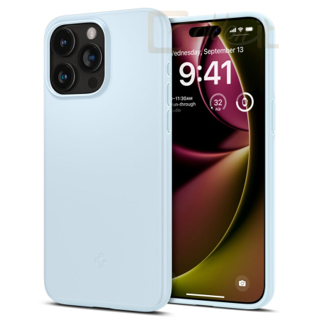 Okostelefon kiegészítő Spigen iPhone 15 Pro Case Thin Fit Mute Blue - ACS06693