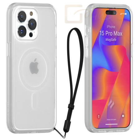 Okostelefon kiegészítő Catalyst iPhone 15 Pro Max Influence case MagSafe Clear - CATDMSPH15CLRLP