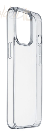 Okostelefon kiegészítő Cellularline Clear back cover with Cellularline Clear Duo protective frame for Apple iPhone 15 Plus - CLEARDUOIPH15MAX