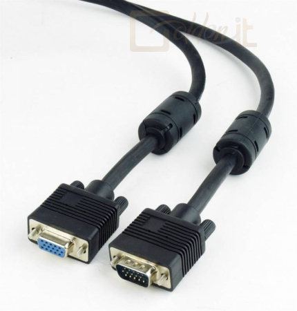 Kábel - VGA hosszabbító M/F 15pin 3m quality HQ Wiretek