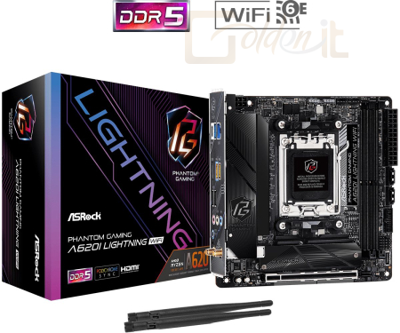 Alaplapok ASRock A620I LIGHTNING WIFI - 90-MXBMN0-A0UAYZ