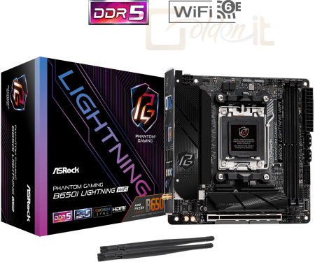 Alaplapok ASRock B650I LIGHTNING WIFI - 90-MXBMP0-A0UAYZ