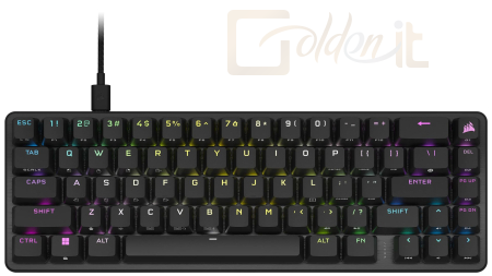 Billentyűzet Corsair K65 Pro Mini Mechanical Gaming Keyboard Grey US - CH-91A401A-NA