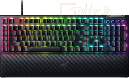 Billentyűzet Razer BlackWidow V4 Green Switch Keyboard Black US - RZ03-04690100-R3M1