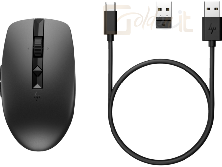 Egér HP 715 Rechargeable Multi-Device Wireless Mouse Black - 6E6F0AA