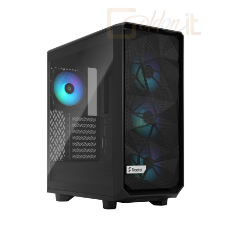 Ház Fractal Design Meshify 2 Compact RGB Tempered Glass Light Tint Black - FD-C-MES2C-06