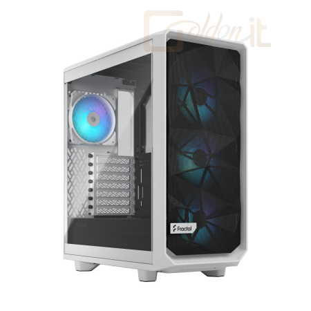 Ház Fractal Design Meshify 2 Compact RGB Tempered Glass Tint Clear White - FD-C-MES2C-08