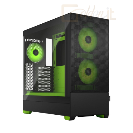Ház Fractal Design Pop Air Tempered Glass RGB Green Core - FD-C-POR1A-04