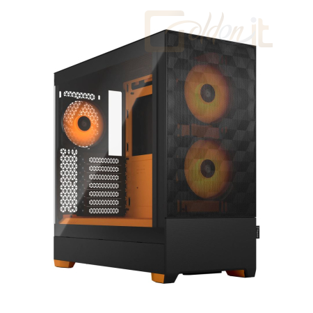 Ház Fractal Design Pop Air RGB tempered Glass Orange Core - FD-C-POR1A-05