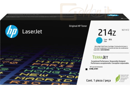Nyomtató - Tintapatron HP 214Z Cyan toner - W2141Z
