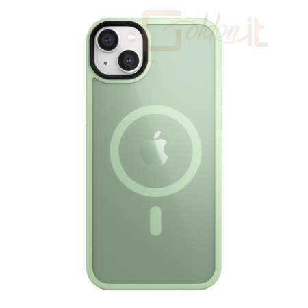 Okostelefon kiegészítő Next One Mist Shield Case for iPhone 15 Plus MagSafe Compatible - Pistachio - IPH-15PLUS-MAGSF-MISTCASE-PTC