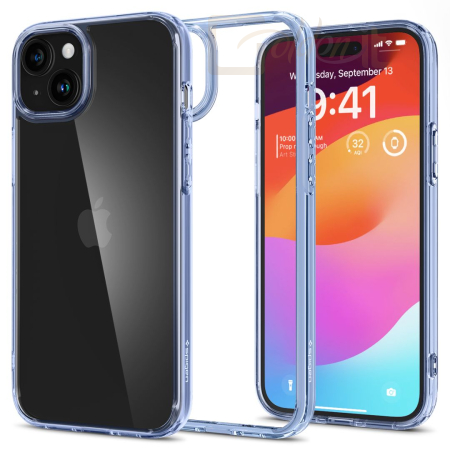 Okostelefon kiegészítő Spigen iPhone 15 Case Ultra Hybrid Sky Crystal - ACS07049