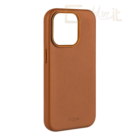 Okostelefon kiegészítő FIXED MagLeather for Apple iPhone 15, brown - FIXLM-1200-BRW