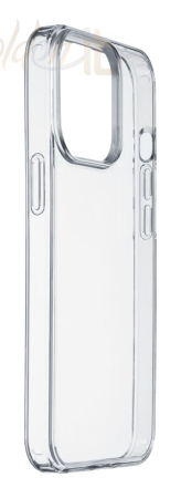 Okostelefon kiegészítő Cellularline Clear Duo back clear cover with protective frame for Apple iPhone 15 - CLEARDUOIPH15T