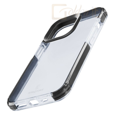 Okostelefon kiegészítő Cellularline Ultra protective case Tetra Force Shock-Twist for Apple iPhone 15 Pro Max, 2 levels of protection, transparent - TETRACIPH15PRMT
