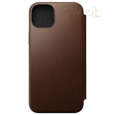Okostelefon kiegészítő Nomad iPhone 15 Plus Modern Leather Case Brown - NM01625285