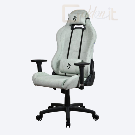 Gamer szék Arozzi Torretta Soft Fabric v2 Gaming Chair Pearl Green - TORRETTA-SFB-PGN