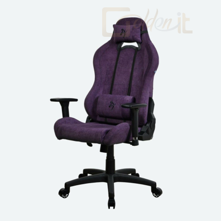 Gamer szék Arozzi Torretta Soft Fabric v2 Gaming Chair Purple - TORRETTA-SFB-PP