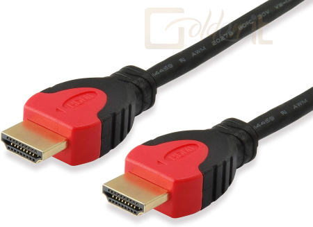 Kábel - HDMI-HDMI M/M 2m v1.4 aranyozott Equip 