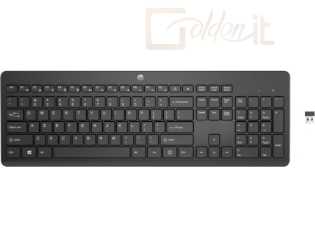 Billentyűzet HP 230 Wireless Keyboard Black HU - 3L1E7AA#AKC