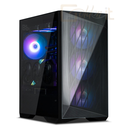 Ház Zalman Z9 Iceberg MS Tempered Glass Black - Z9 ICEBERG MS BK