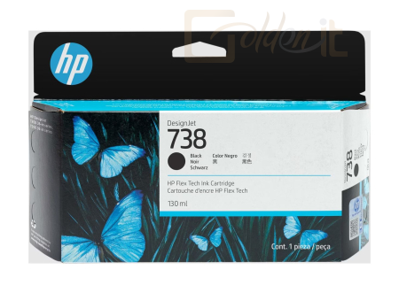 Nyomtató - Tintapatron HP 498N4A (738) Black tintapatron - 498N4A