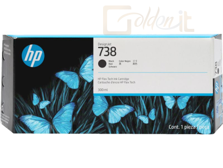 Nyomtató - Tintapatron HP 498N8A (738) Black tintapatron - 498N8A
