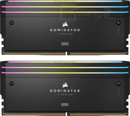 RAM Corsair 32GB DDR5 6600MHz Kit(2x16GB) Dominator Titanium RGB Black - CMP32GX5M2X6600C32