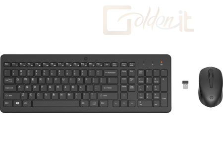 Billentyűzet HP 330 Wireless Keyboard and Mouse Combo Black US - 2V9E6AA#ABB