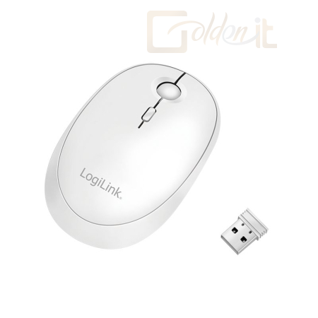 Egér Logilink ID0205 Bluetooth Mouse White - ID0205