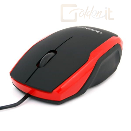 Egér Platinet Omega OM072 3D Optical mouse Black/Red Rubber - OM072UR