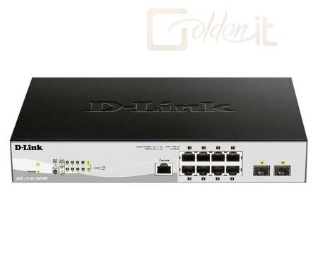 Hálózati eszközök D-Link DGS-1210-10P 10-Port Gigabit PoE Metro Ethernet Switch - DGS-1210-10P/ME/E