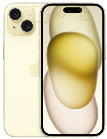 Mobil készülékek Apple iPhone 15 128GB Yellow - MTP23