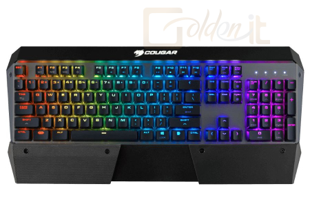 Billentyűzet Cougar Attack X3 RGB Cherry MX Brown Mechanical Gaming Keyboard Iron Grey HU - CGR-WM1MB-ATB-HU