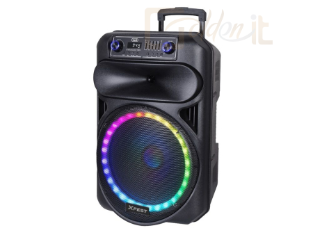 Hangfal Trevi XF 1560 Portable Bluetooth Party Speaker Black - XF 1560