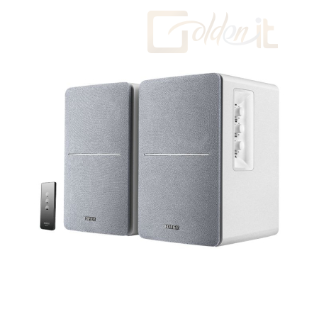 Hangfal Edifier R1280T Powerful Bookshelf Speakers Combining a Retro Look White/Grey - R1280T WHITE