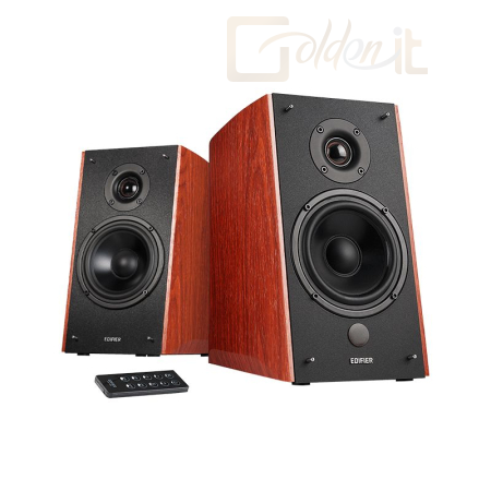 Hangfal Edifier R2000DB Powered Bluetooth Bookshelf Speakers Brown - R2000DB BROWN