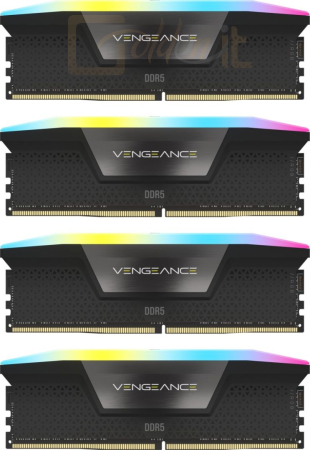 RAM Corsair 128GB 5600MHz Kit(4x32GB) Vengeance RGB Black - CMH128GX5M4B5600C40